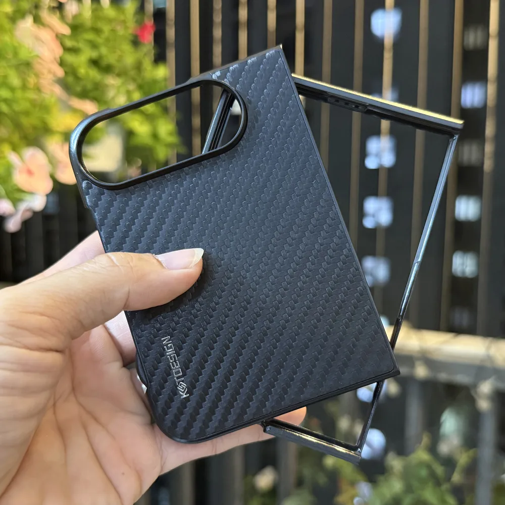 Ốp Lưng KSTDESIGN Vân Carbon iPhone Duo Chính Hãng