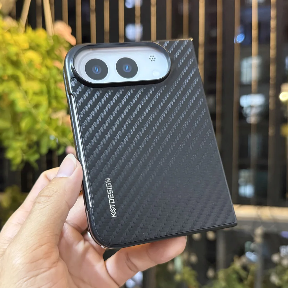 Ốp Lưng KSTDESIGN Vân Carbon iPhone Duo Chính Hãng