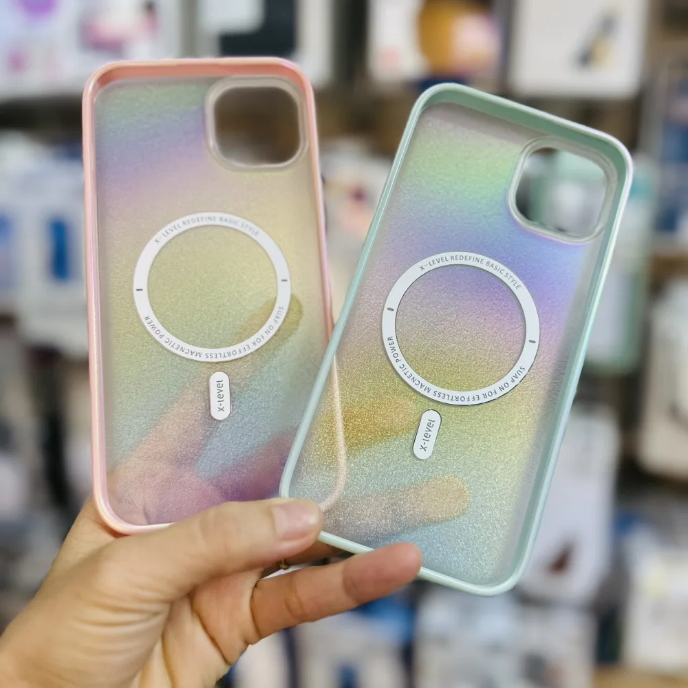 Ốp lưng iPhone 15 Plus X-level Magnet Quick sand