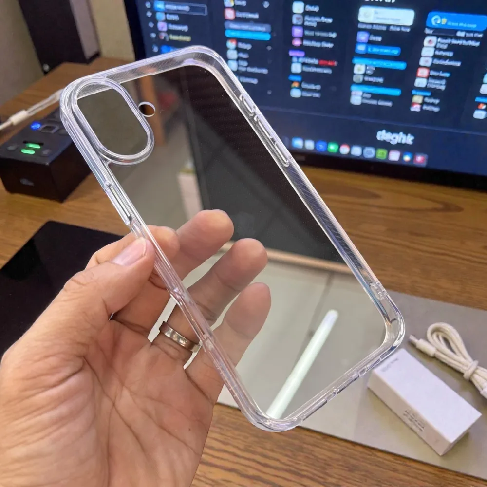 Ốp lưng trong suốt iPhone 16 Plus Likgus