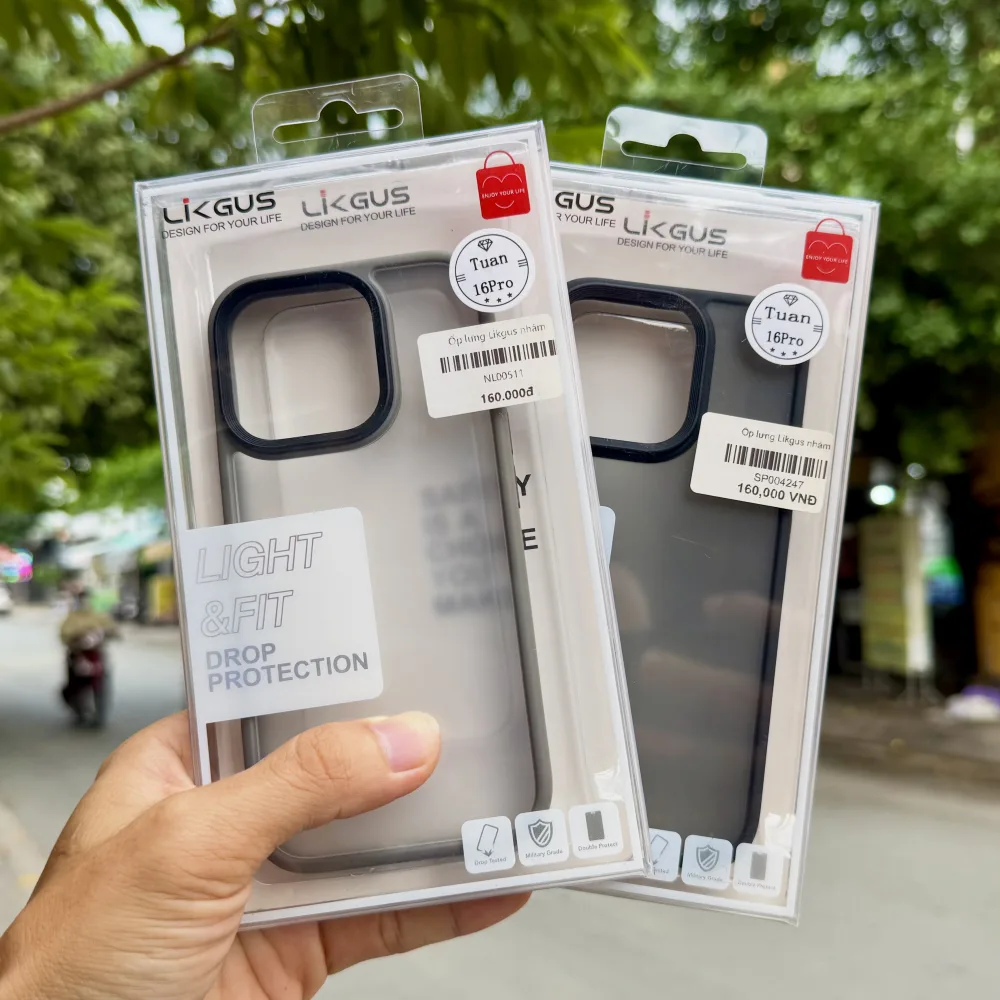 Ốp Lưng iPhone 16 Pro Likgus Nhám Mờ Chống Sốc Chính Hãng Giá Tốt