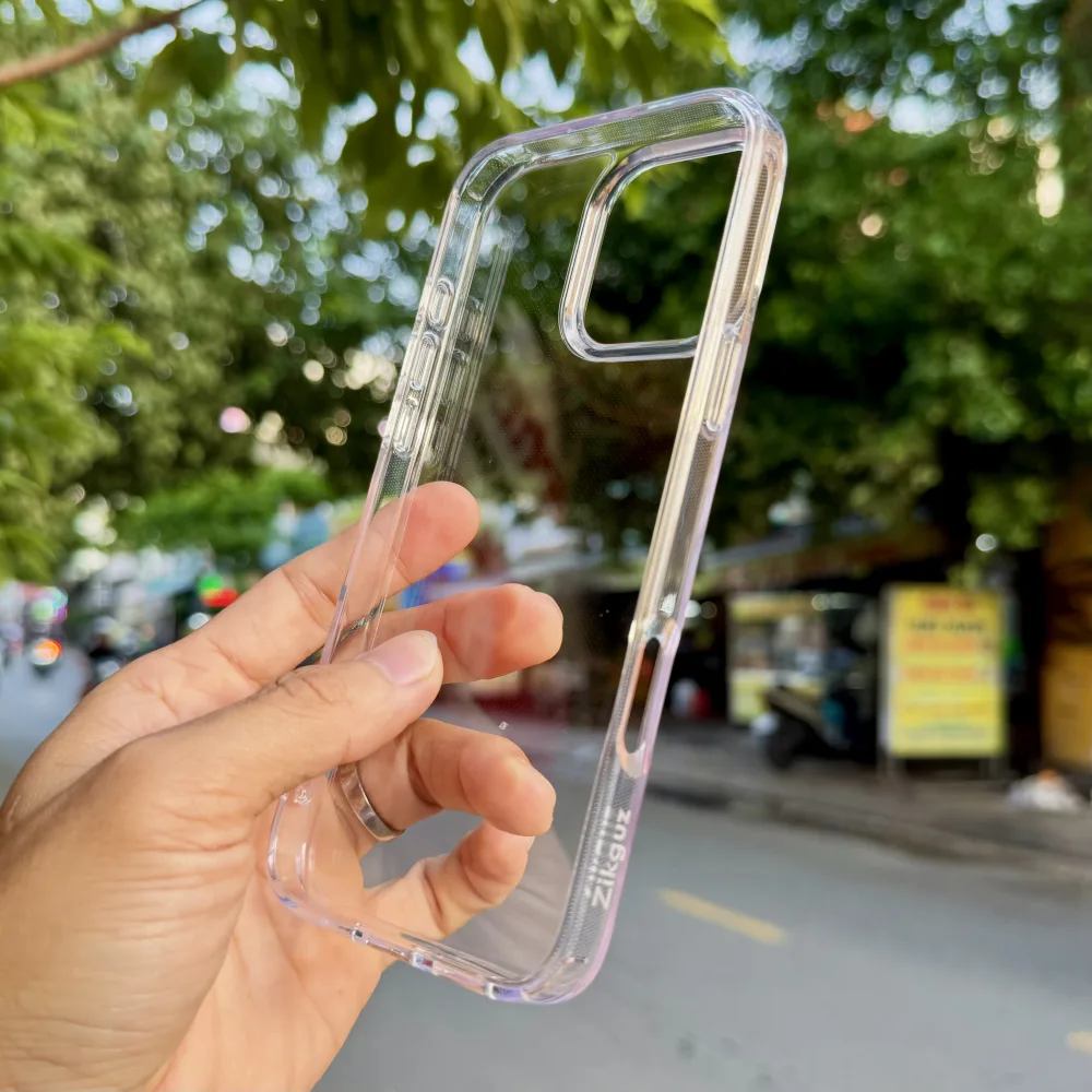 Ốp lưng iPhone 16 Pro Max trong suốt Zikgus