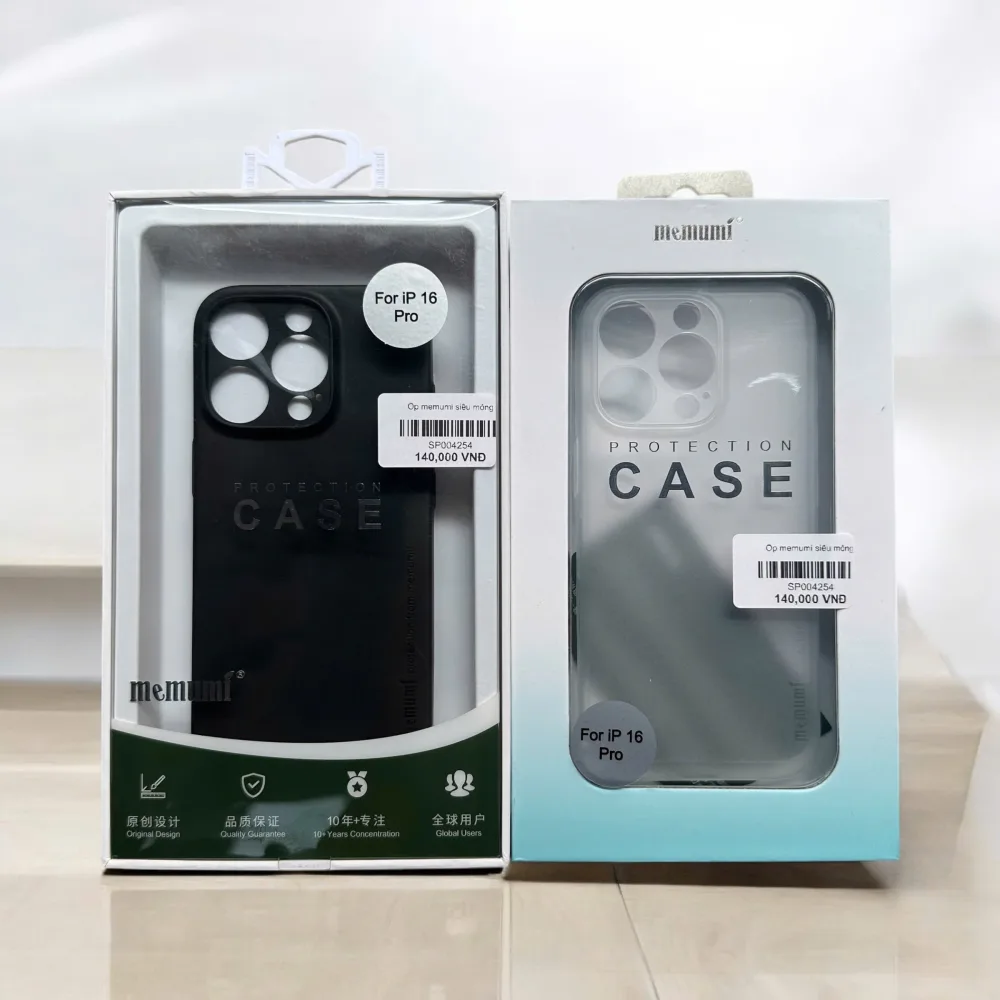 Ốp lưng iPhone 16 Pro Memumi mỏng 0.3mm