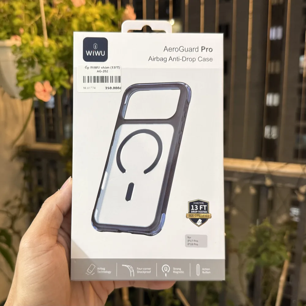 Ốp Lưng iPhone 17 Pro WiWU AeroGuard Pro 13FT AG-202
