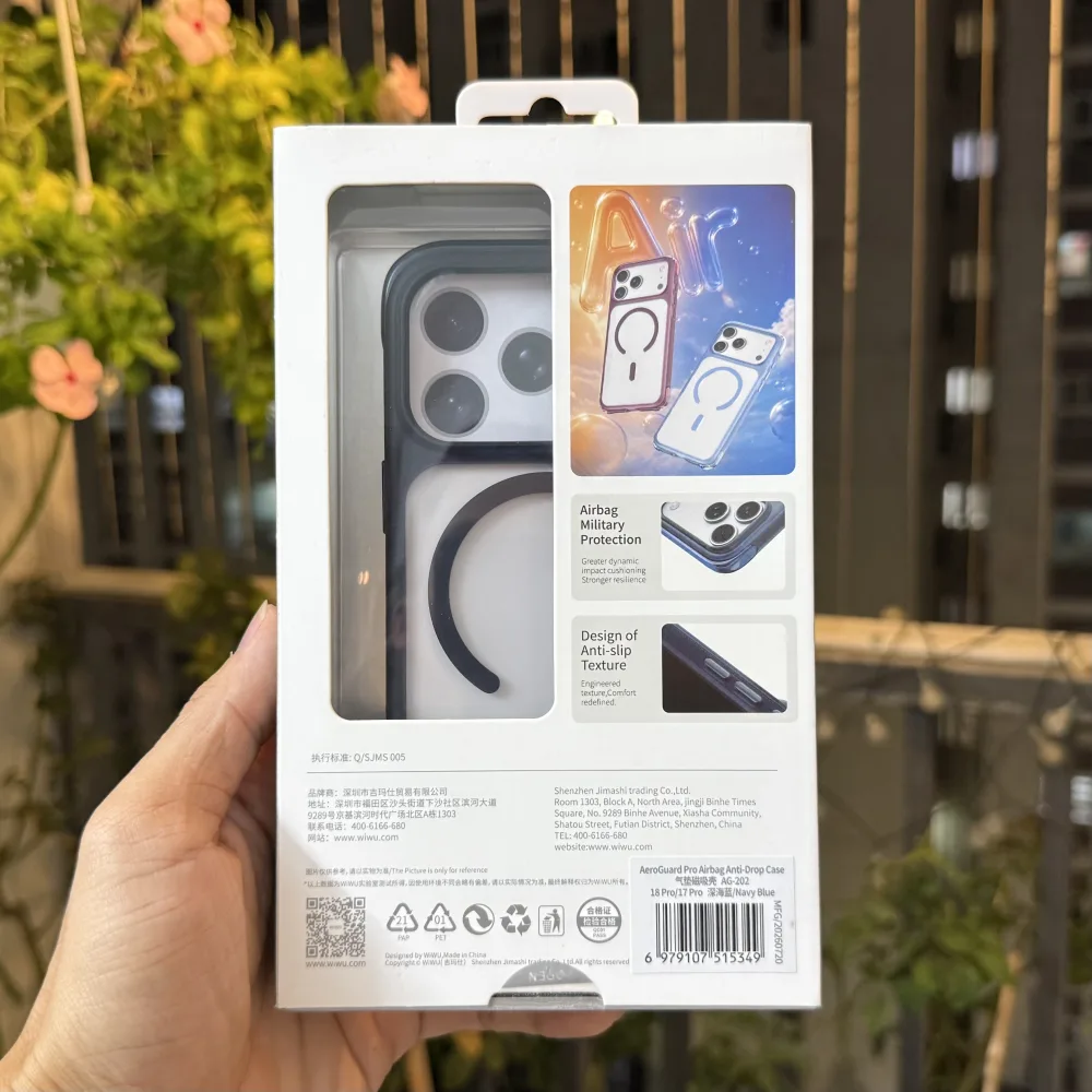 Ốp Lưng iPhone 17 Pro WiWU AeroGuard Pro 13FT AG-202