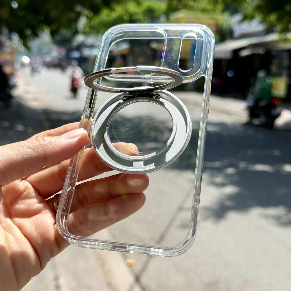Ốp lưng iPhone 17 Pro Likgus Stand Magsafe