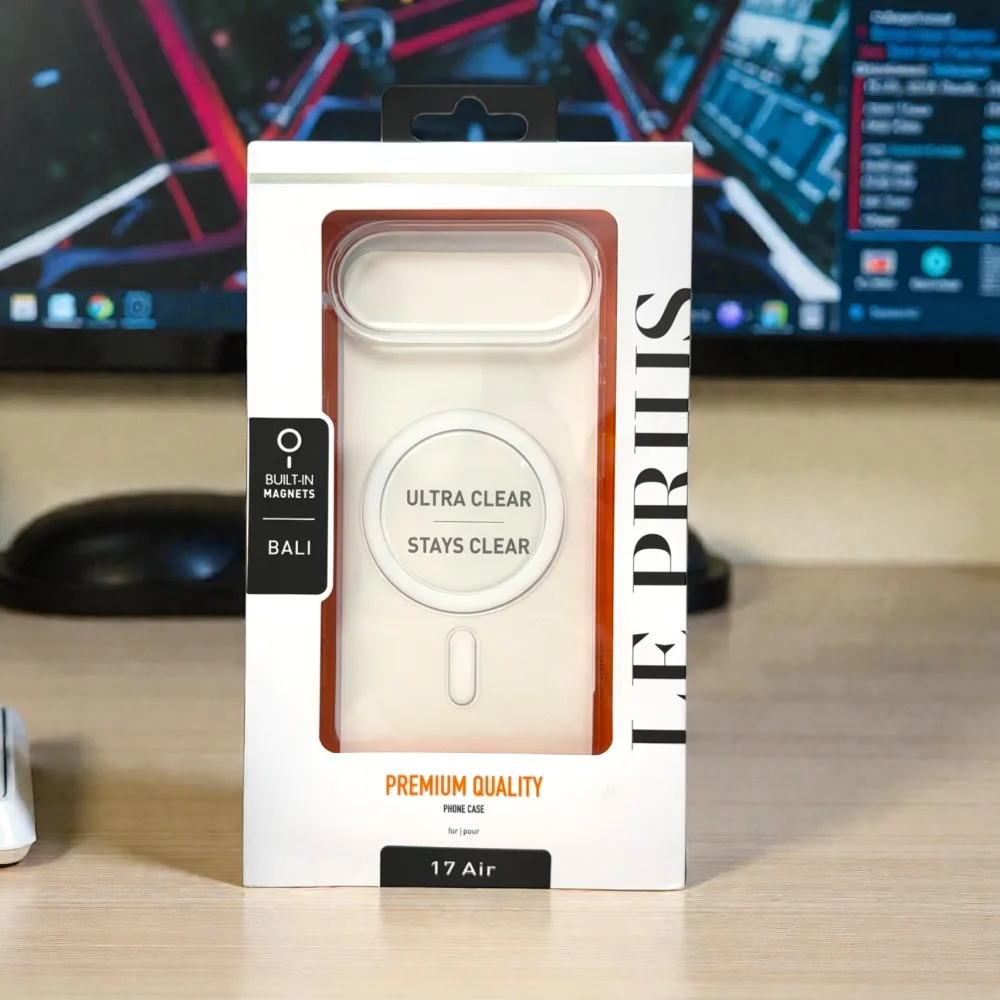 Ốp lưng iPhone Air trong suốt Magsafe Le Prius