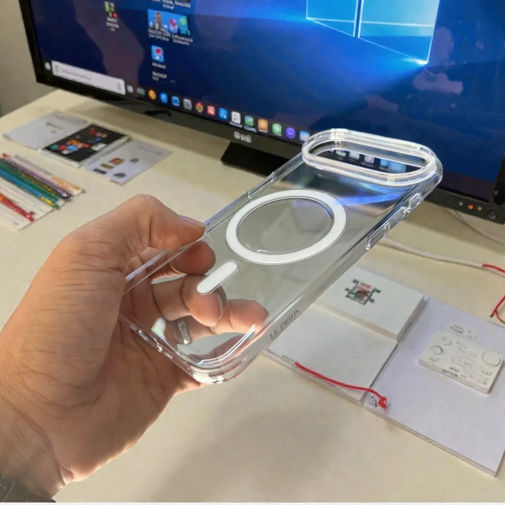 Ốp lưng iPhone Air trong suốt Magsafe Le Prius