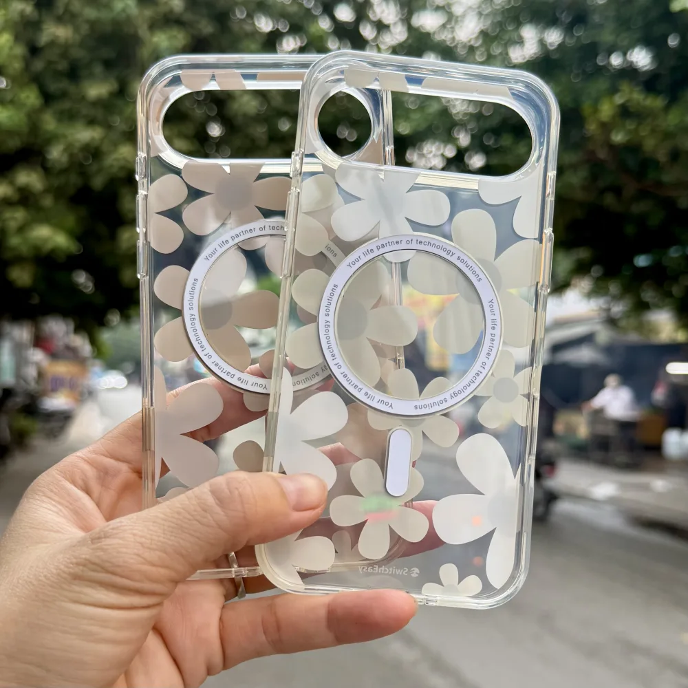 Ốp lưng iPhone Air SwitchEasy Fleur họa tiết hoa 3D
