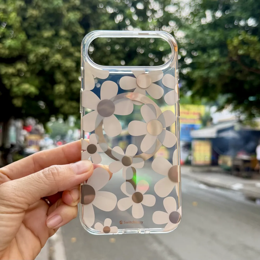 Ốp lưng iPhone Air SwitchEasy Fleur họa tiết hoa 3D
