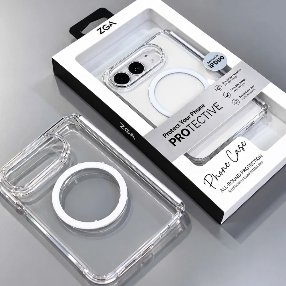 Ốp lưng iPhone Duo ZGA pha lê Magsafe