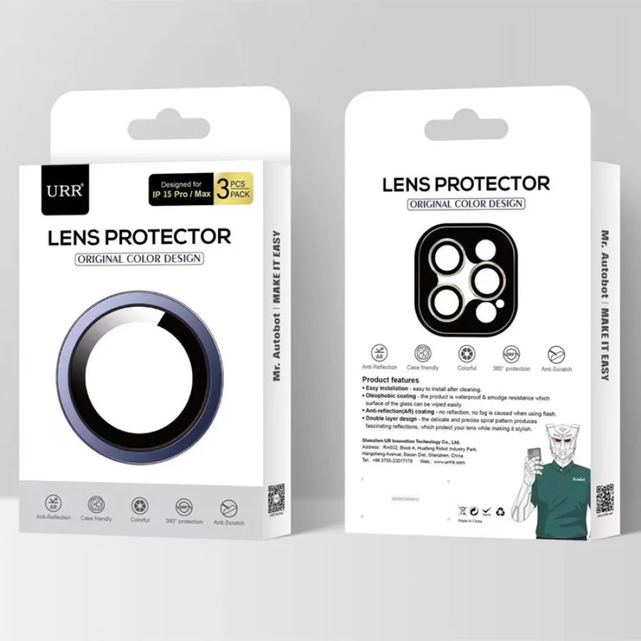 Cường lực camera iPhone 15 Pro URR