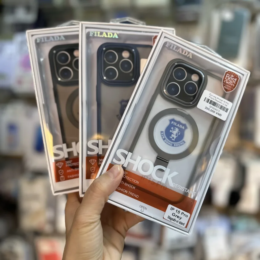Ốp lưng iPhone 15 Pro Filada Magsafe kệ