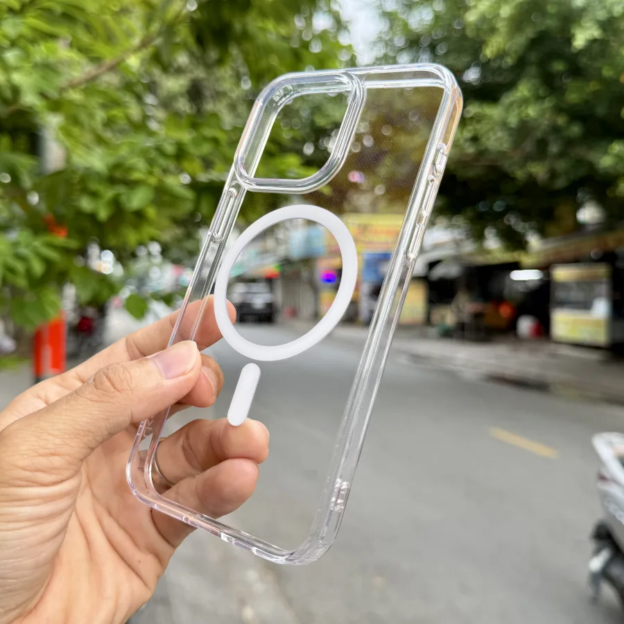 Ốp lưng iPhone 15 Pro Max Likgus trong suốt Magnetic