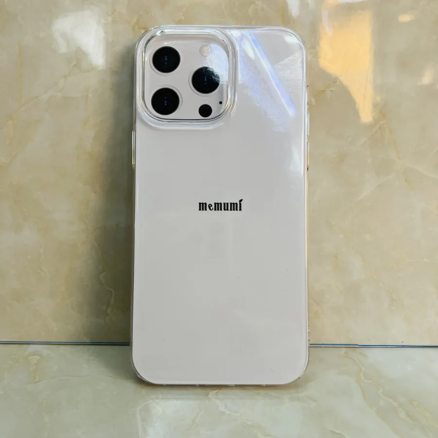 Ốp lưng trong suốt iPhone 15 Pro Max Memumi không ố vàng